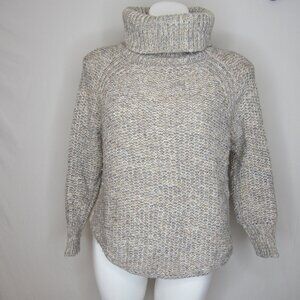 Prana CALLISTO Oatmeal Turleneck Sweater Women's S Small